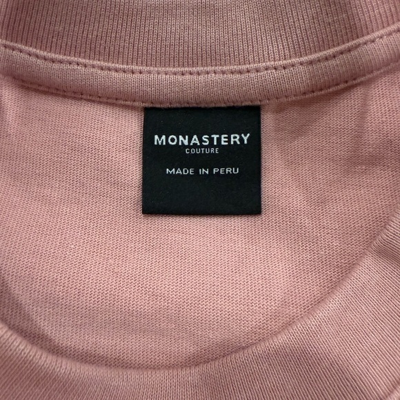 MONASTERY INVICTA CROP TOP BRIDAL ROSE SZ S - Picture 9 of 15